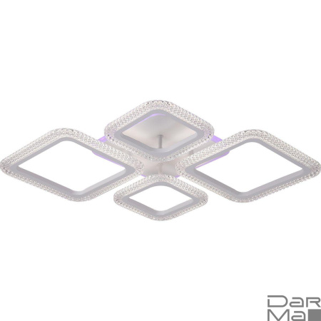 Потолочная светодиодная люстра Reluce 08491-0.3-2+2RGB WH(RGB)