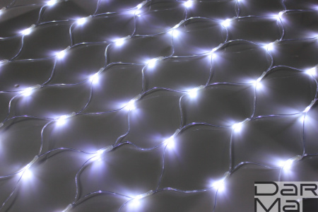 LED-SNL-540-2*4M-240V-W/C БЕЛЫЕ LED на прозр. проводе, соединяемая