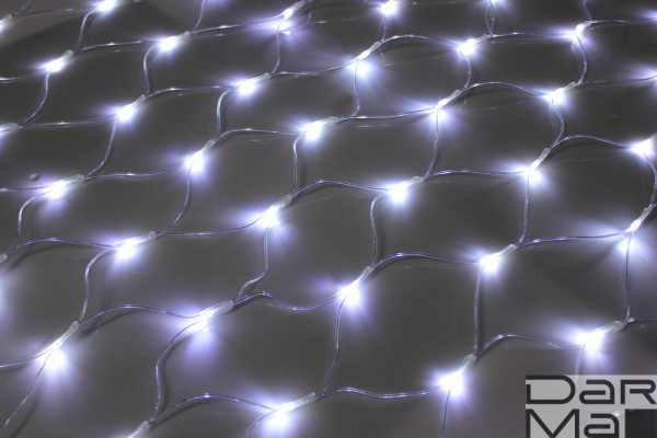 LED-SNL-540-2*4M-240V-W/C БЕЛЫЕ LED на прозр. проводе, соединяемая