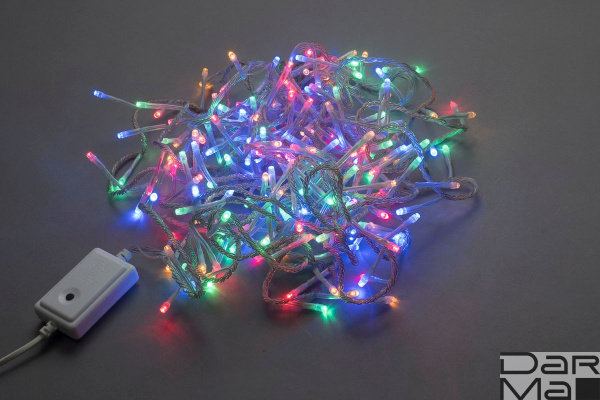 LED-BW-200-20M-240V-S-M, мульти на прозрачн пров