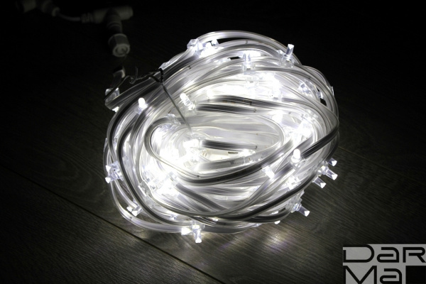 LED-FPC-3528-135-20M-12V-W, Светодиод. гирлянда белая, 135 LED SMD3528, 20М, 12V