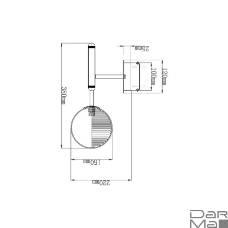Бра Vele Luce Amore VL5484W01