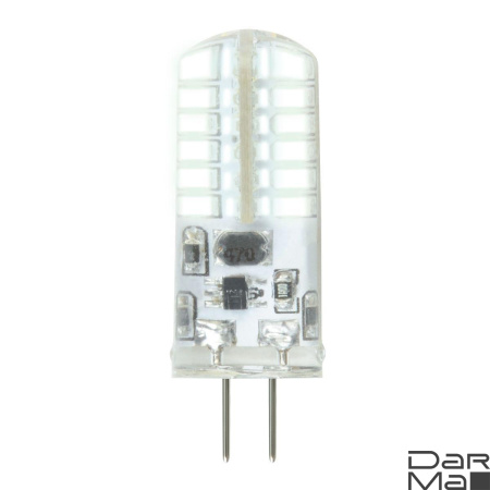 Лампа светодиодная Uniel G4 3W 3000K прозрачная LED-JC-12/3W/4000K/G4/CL SIZ05TR UL-00010367