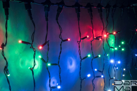 LED- PLS-1920-240V-2*1,5М-M/BL-С (мульти светодиоды/черн пр) с контроллером