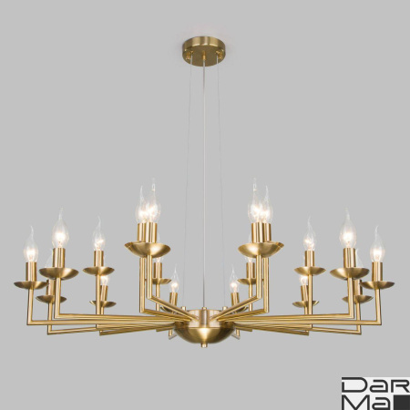 Подвесная люстра Eurosvet Cariso 60150/18 латунь