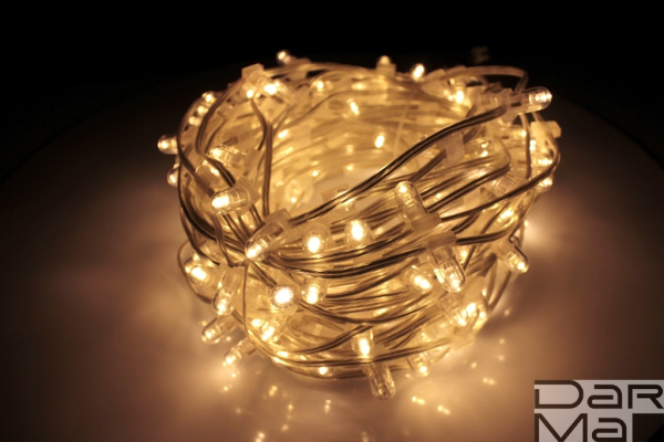 NEW LED-LP-15-100M-12V-WW-F(WW), Светодиод. клип-лайт тёпл. бел..6-Flash c насадкой-колпачок