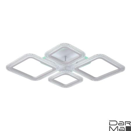 Потолочная светодиодная люстра Reluce 08491-0.3-2+2RGB WH(RGB)