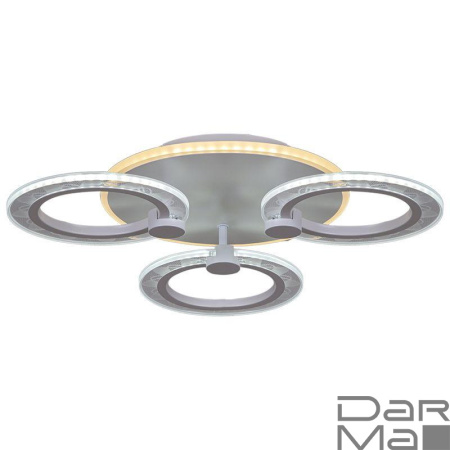 Потолочная светодиодная люстра Reluce 20309-0.3-3+1 WT 57W