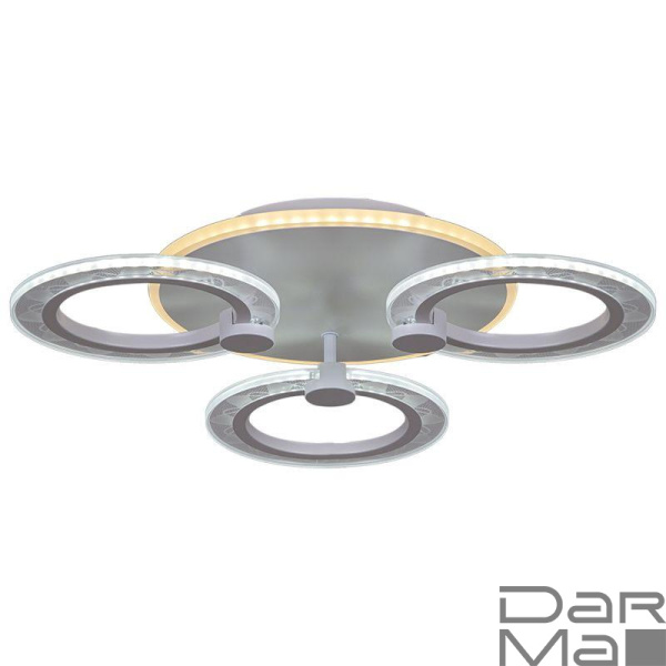 Потолочная светодиодная люстра Reluce 20309-0.3-3+1 WT 57W