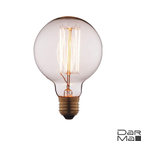 Лампа накаливания E27 60W прозрачная G9560