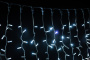 Светодиодная гирлянда ""Занавес"" 2х3 БЕЛЫЙ ФЛЭШ белый провод КАУЧУК 760 LED "