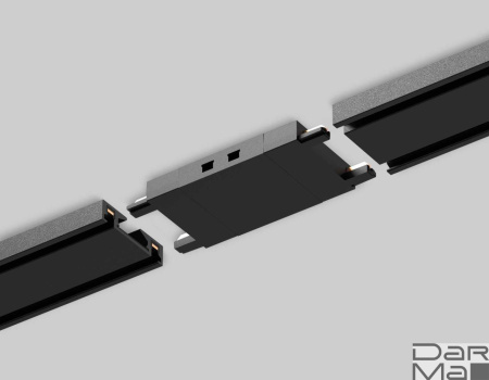 Коннектор прямой Ambrella light Track System Magnetic Ultra Slim GV1109