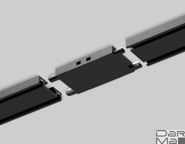Коннектор прямой Ambrella light Track System Magnetic Ultra Slim GV1109