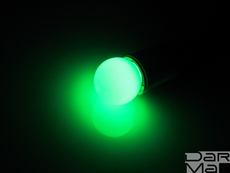 LED G45 220V-240V Green, зелёный