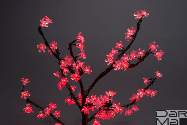 CBL-Table -R 96 LED Куст вишня 0,8 *0,8 м.,красный