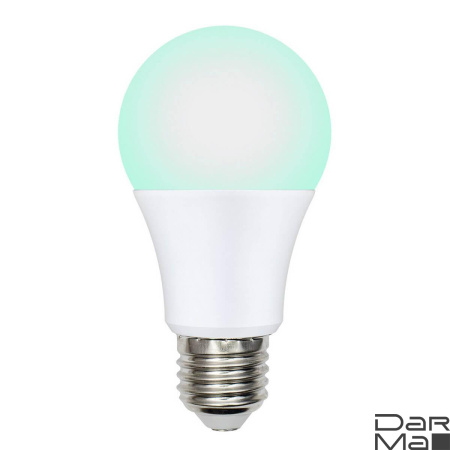 Лампа светодиодная диммируемая для бройлеров Uniel E27 9W LED-A60-9W/SCBG/E27/FR/DIM IP65 PLO65WH UL-00003190
