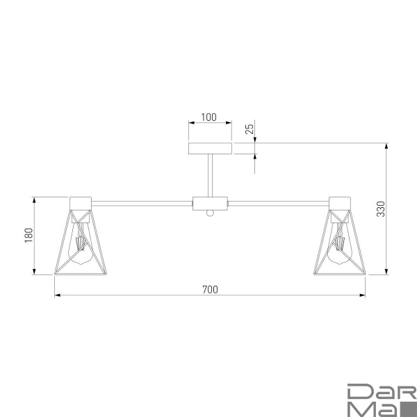 Потолочная люстра Eurosvet Trappola 70107/8 белый
