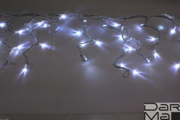 LED-RPLR-160-4.8M-24V-W/WH-F(W) W/O, Flash (НОВЫЙ КОННЕКТОР) на черн. проводе без шнура 24V/240V