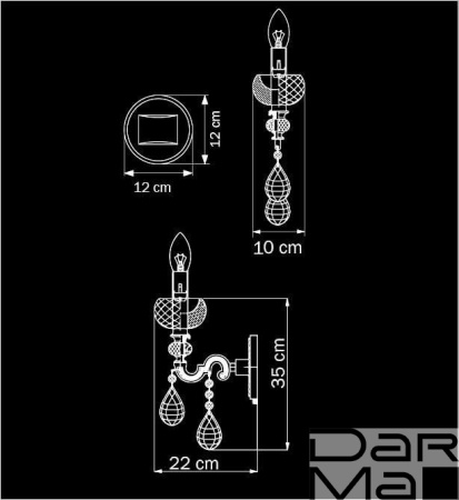 Бра Osgona Montare 787612