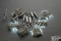 Капли 5шт 100см Бел. LED-PLG-SNOW-640L-1M-5-12V-W NEW