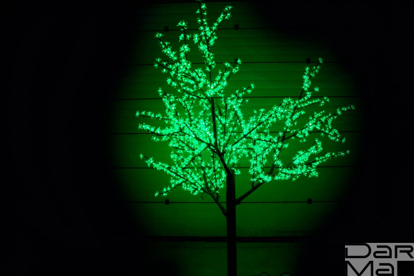 CBL-2.5-1728 LED вишня H:2,5m D2,0 м., зеленое