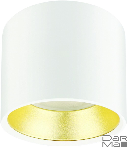 Накладной светильник ЭРА OL8 GX53 WH/GD Б0048536