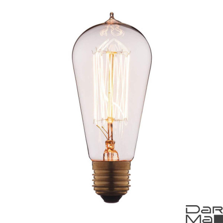 Лампа накаливания E27 60W прозрачная 6460-SC