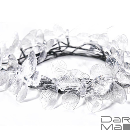 Гирлянда на солнечных батареях Uniel Бабочки USL-S-129/PT4000 Butterflies UL-00006557