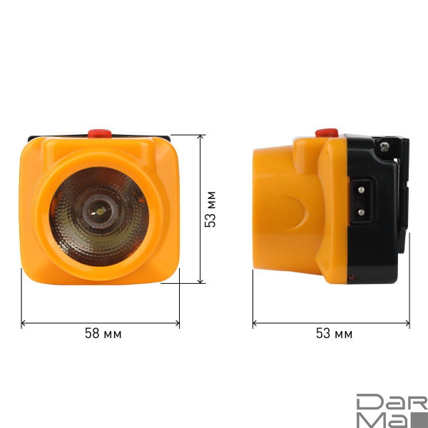 Налобный светодиодный фонарь ЭРА Трофи аккумуляторный 53х53х58 80 лм TG1 Б0053033