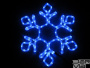LED-XM(FR)-2D-CK012-B-24'' Снежинка синяя 60.5х52см