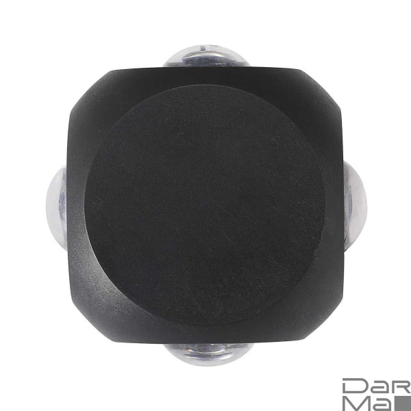 Уличный настенный светодиодный светильник Uniel ULU-P30D-4W/4000K IP65 Black UL-00010521