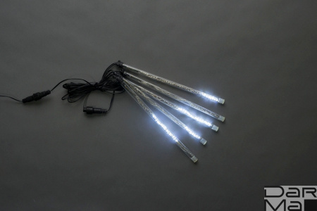 Сосульки Трубки 5шт 0,3М Бел. LED-PLM-SNOW-180L-0.3M-5-12V-W NEW!
