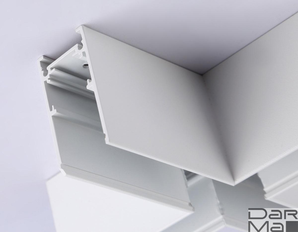 Коннектор X-образный для накладного шинопровода Ambrella light Track System Magnetic GL3375