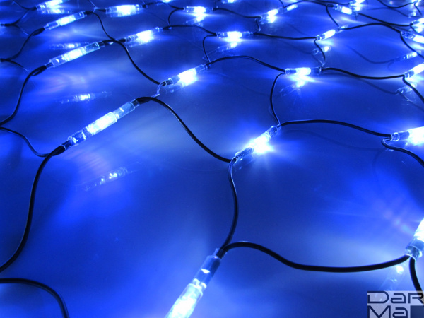 LED-SNLR-D-540-4*2M-S-240V-W/B-BL Белый/Синий/Чёрный провод