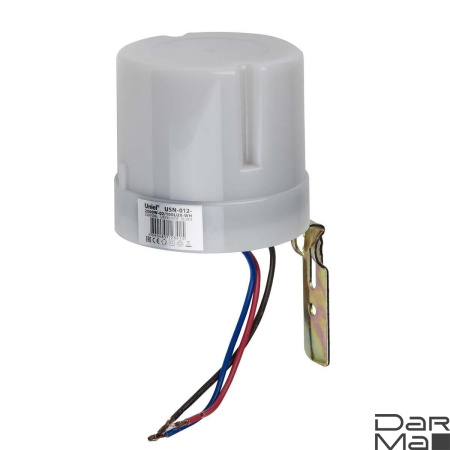 Датчик освещенности Uniel USN-012-2500W-02/100LUX-WH UL-00005840
