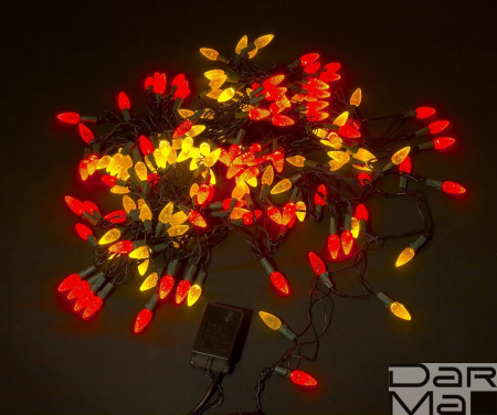 LED-XS-160-13M-240V,ягода,красно-желтый