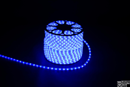 Дюралайт 2W СИНИЙ МОЛОЧНЫЙ 10мм PH-106-11mm-B(M)