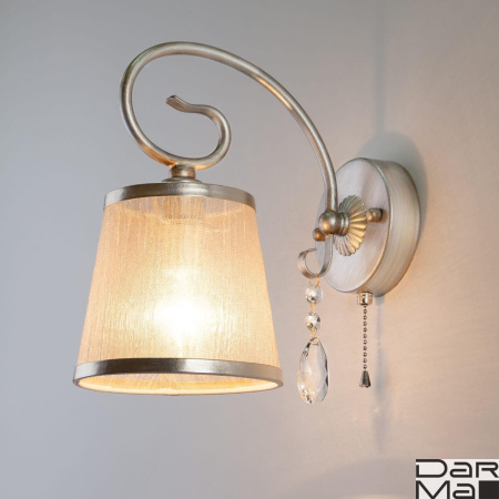 Бра Eurosvet 60065/1 серебро