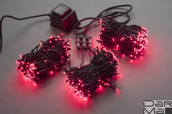 LED-BS-200*3-20M*3-24V-R (TYPE-3A) 3 нити, красный