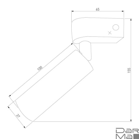 Светодиодный спот Eurosvet Pitch 20143/1 LED белый