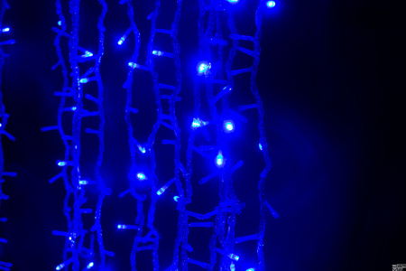 Светодиодный занавес ""Водопад"" 1х 3м Синий  LED-PHPL-1M*3M-2160ML-240V-B"
