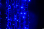 Светодиодный занавес ""Водопад"" 1х 3м Синий  LED-PHPL-1M*3M-2160ML-240V-B"