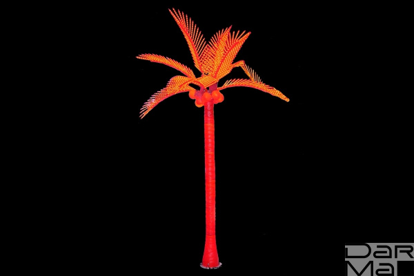 COL-03 LED Пальма кокосовая 3,0*3,0 м , красная