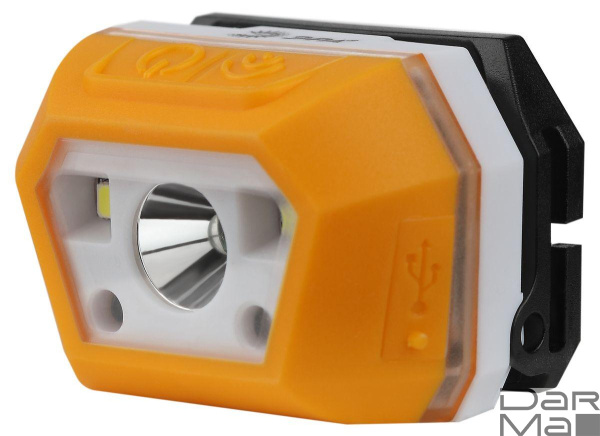 Налобный светодиодный фонарь ЭРА Практик аккумуляторный 400 лм GA-810 Б0052318