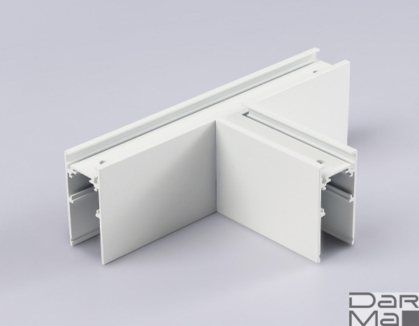 Коннектор T-образный для накладного шинопровода Ambrella light Track System Magnetic GL3373