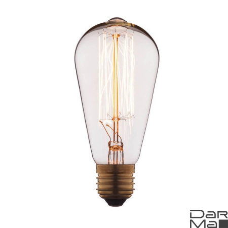 Лампа накаливания E27 60W прозрачная 1008