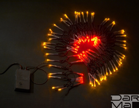 LED-XW-120-5M-C-240V Светод-ая гирлянда (кр.-жел.)