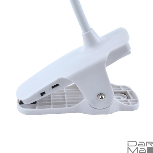 Настольная лампа на прищепке Uniel ULM-D605 4W/3000-6000K/DIM White UL-00010742