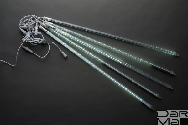 2018 Сосульки Трубки 5шт 1М Бел. LED-PL-SNOW-480SMD-1M-5-220V-W Соединяемая