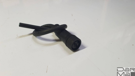 Коннектор к дождям  LED-PLS/LED-PLS FLASH для подкл/ к БП, цв. черный